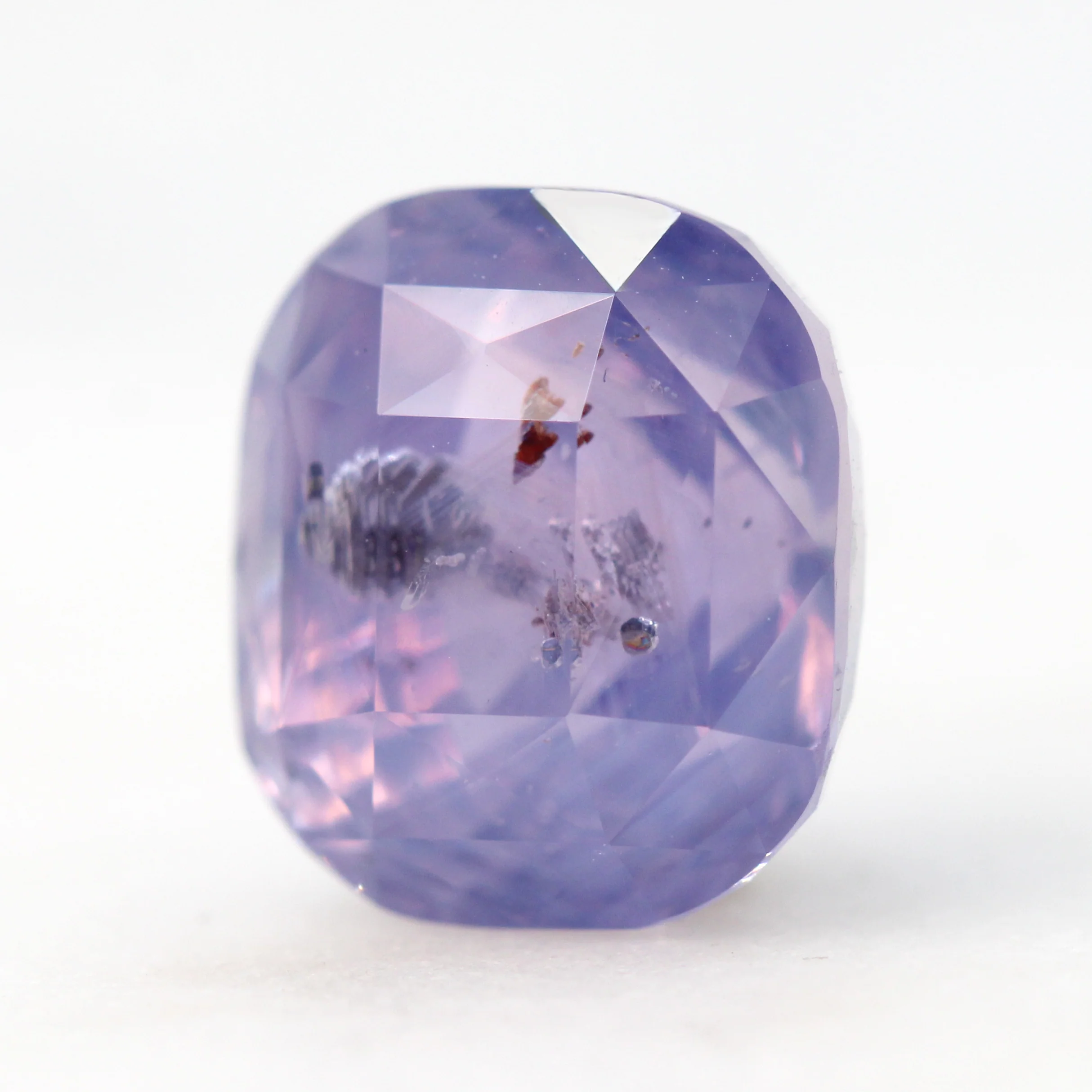 7.27 Carat Cushion Cut Purple Sapphire for Custom Work - Inventory Code PPCS727 - Image 3