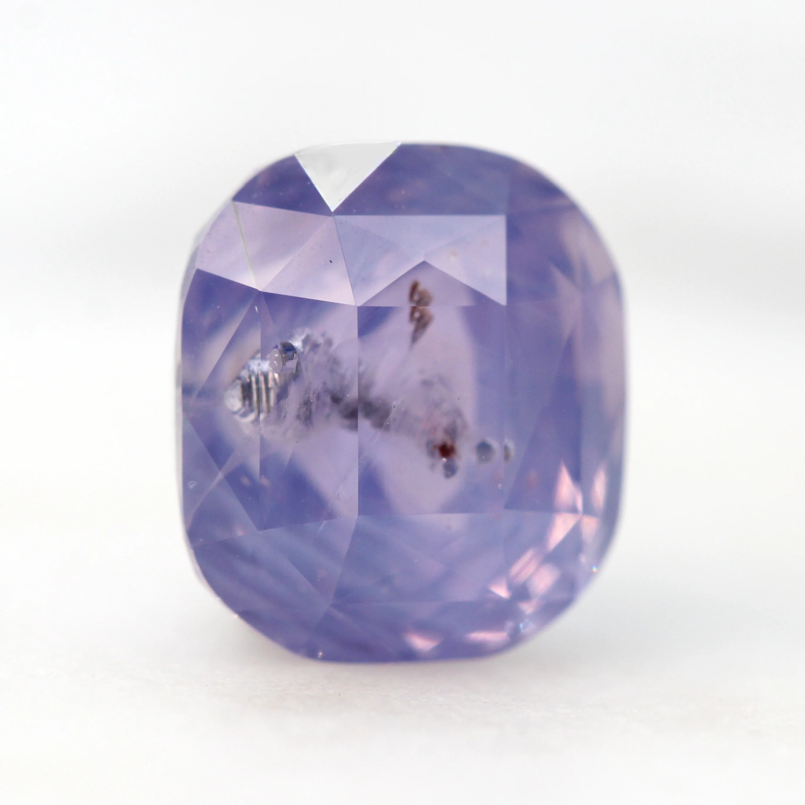 7.27 Carat Cushion Cut Purple Sapphire for Custom Work - Inventory Code PPCS727 - Image 4