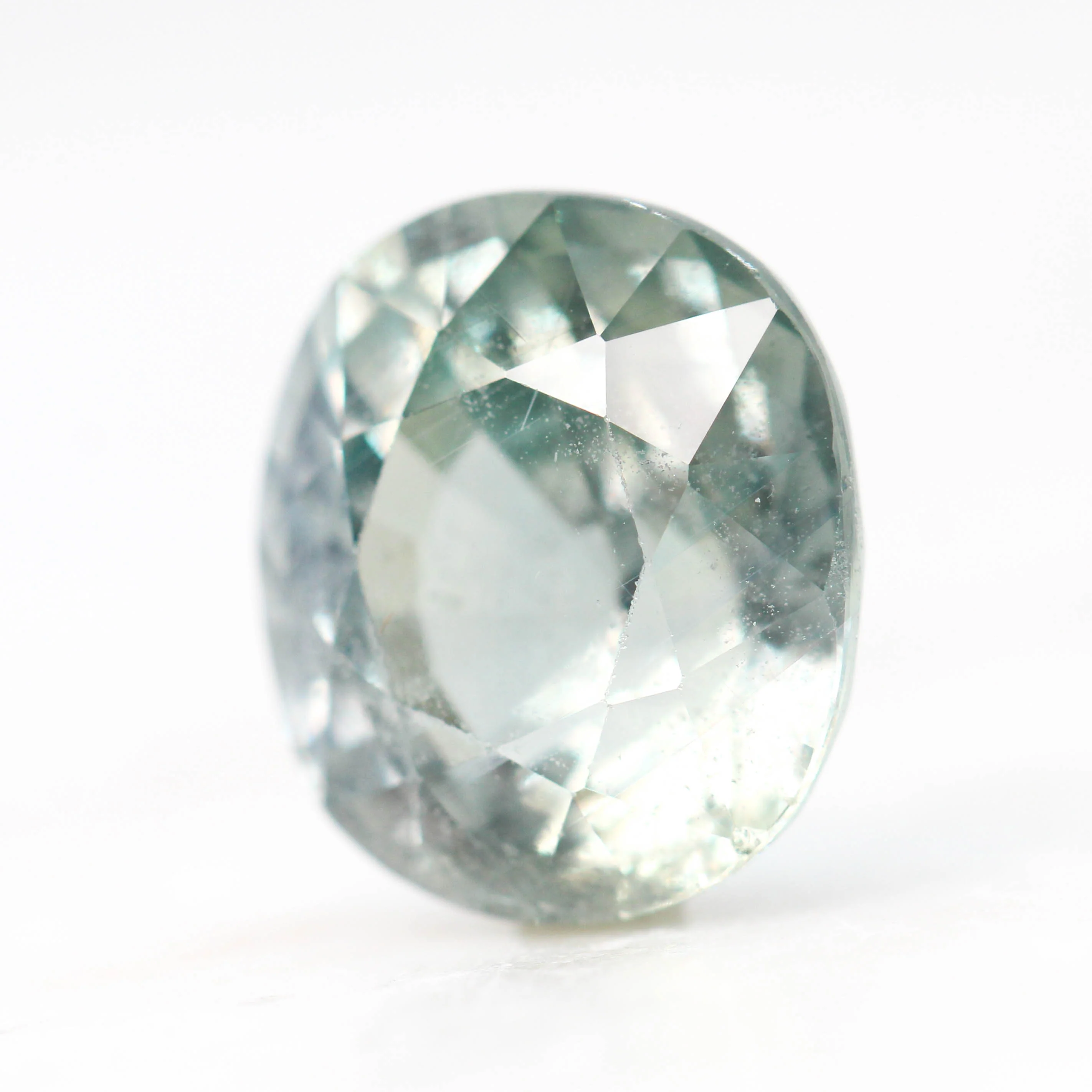 9.20 Carat Aqua Oval Sapphire for Custom Work - Inventory Code AOS920 - Image 3