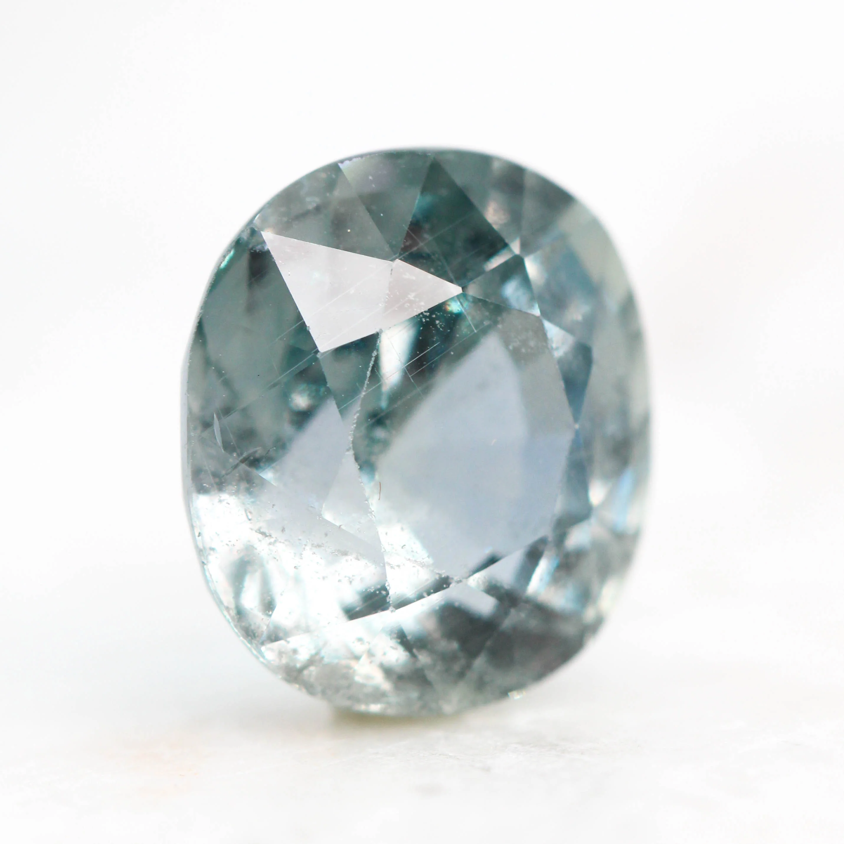 9.20 Carat Aqua Oval Sapphire for Custom Work - Inventory Code AOS920 - Image 4