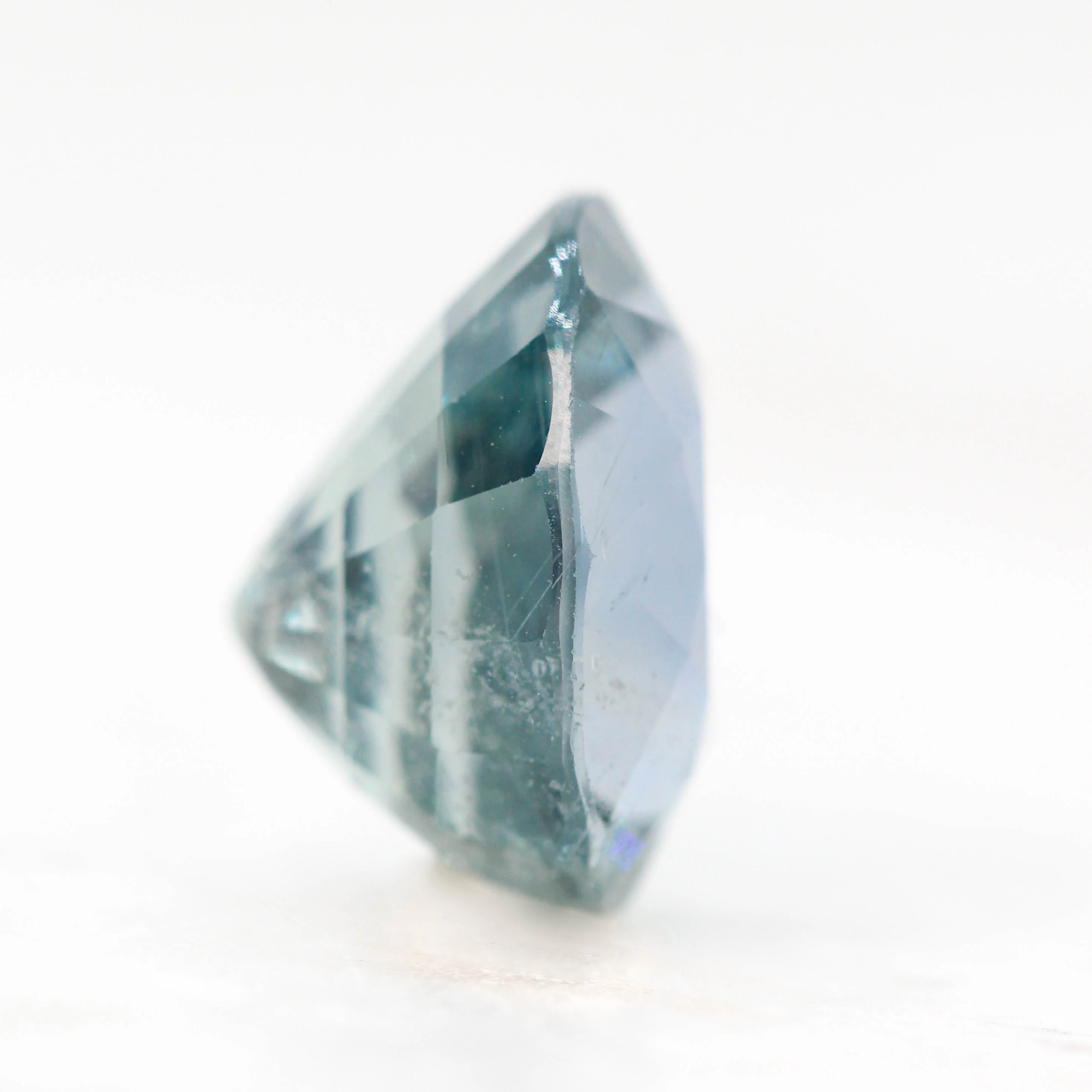 9.20 Carat Aqua Oval Sapphire for Custom Work - Inventory Code AOS920 - Image 5