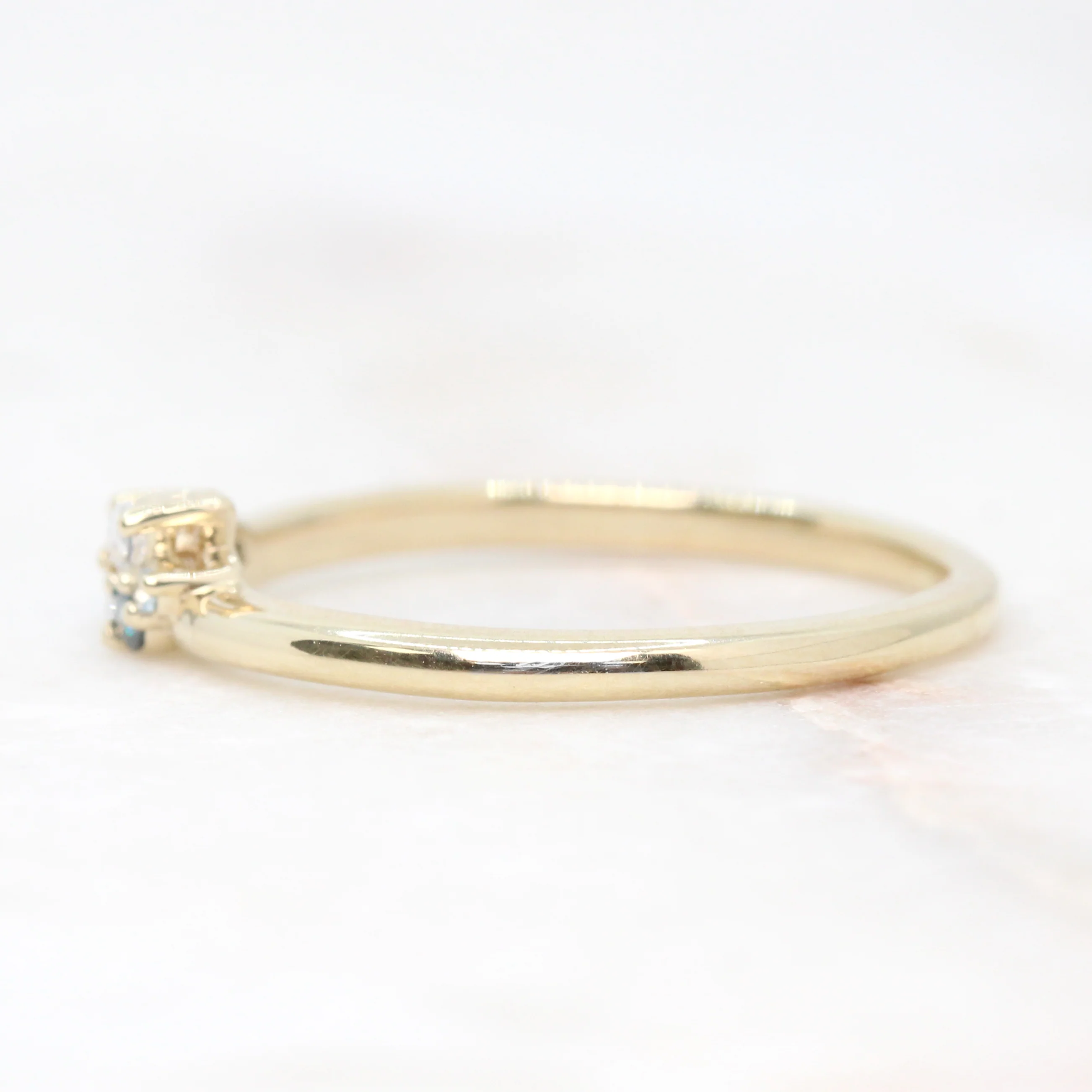 Anna Multi Gemstone Cluster Ring - Made to Order - Image 5