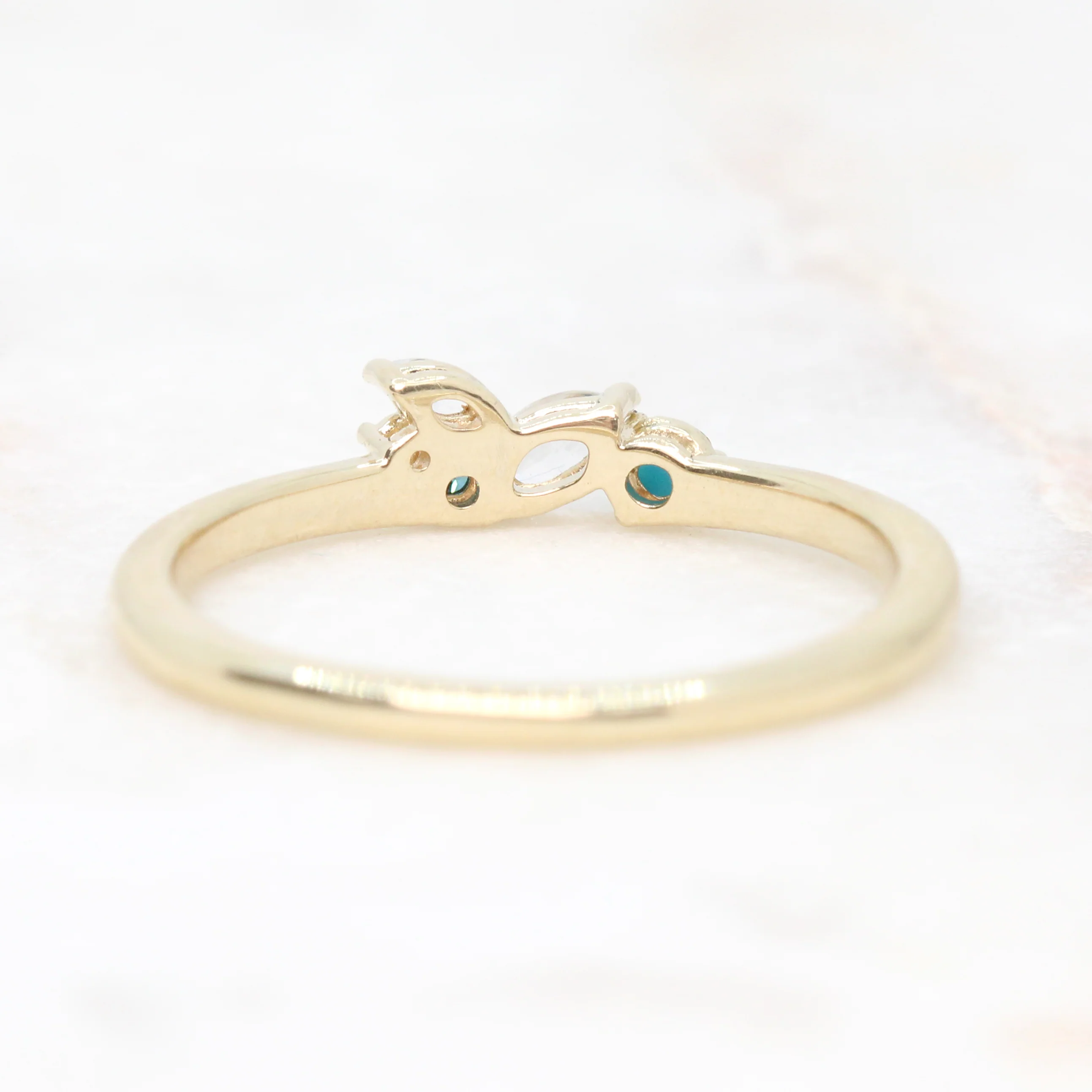 Anna Multi Gemstone Cluster Ring - Made to Order - Image 6