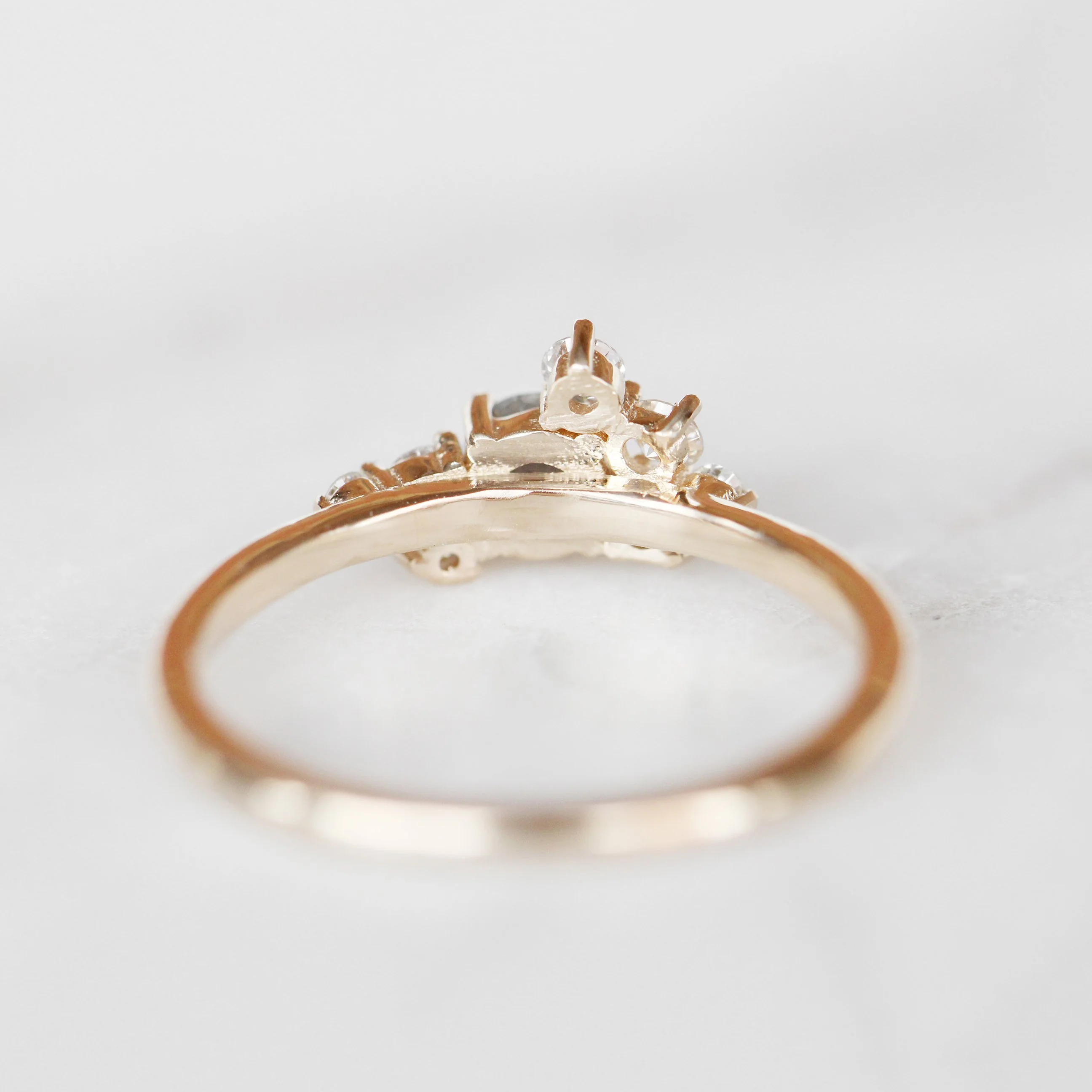 Baby Orion Stackable Ring - Pick Your Diamond Tone - Made to Order - Image 10