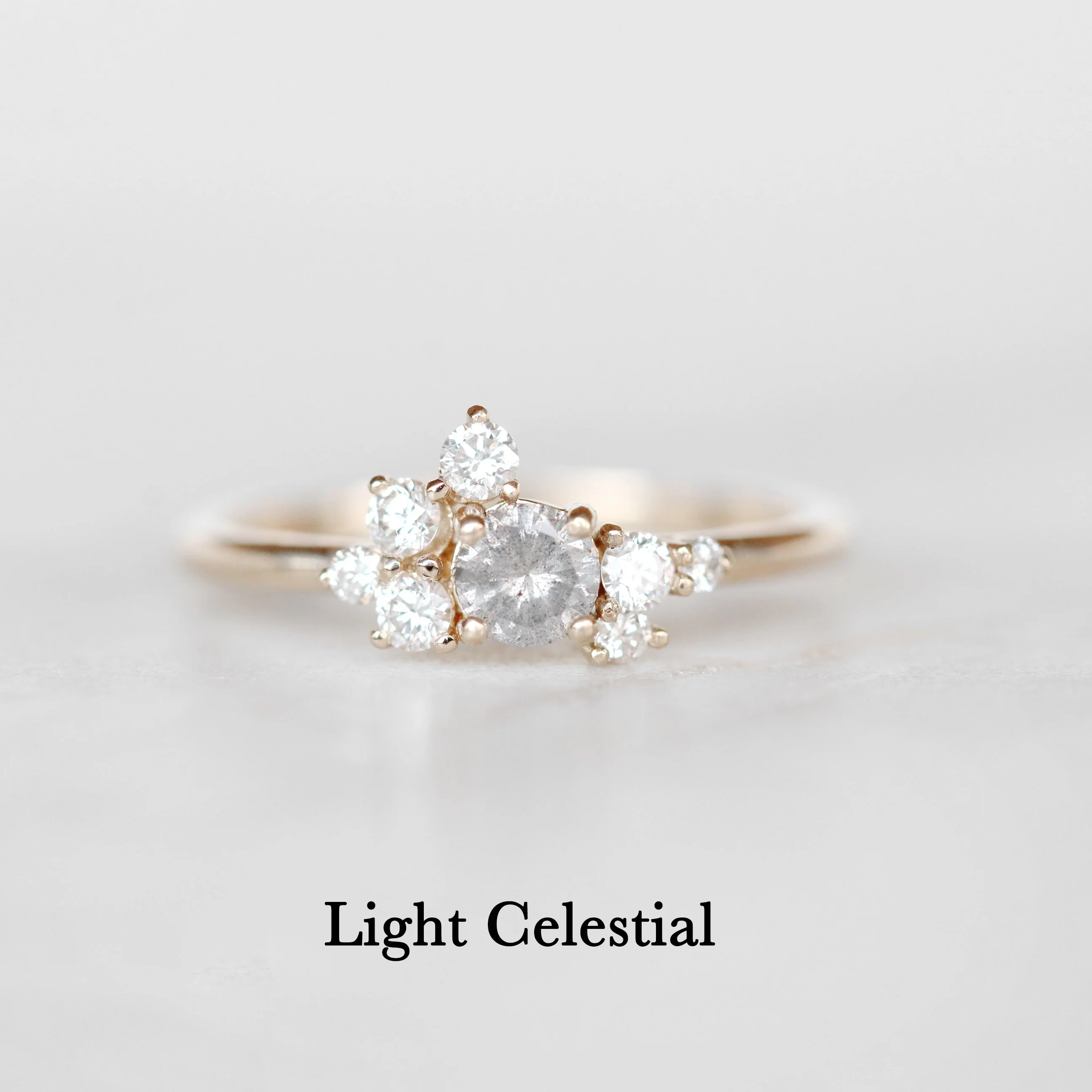 Baby Orion Stackable Ring - Pick Your Diamond Tone - Made to Order - Image 3