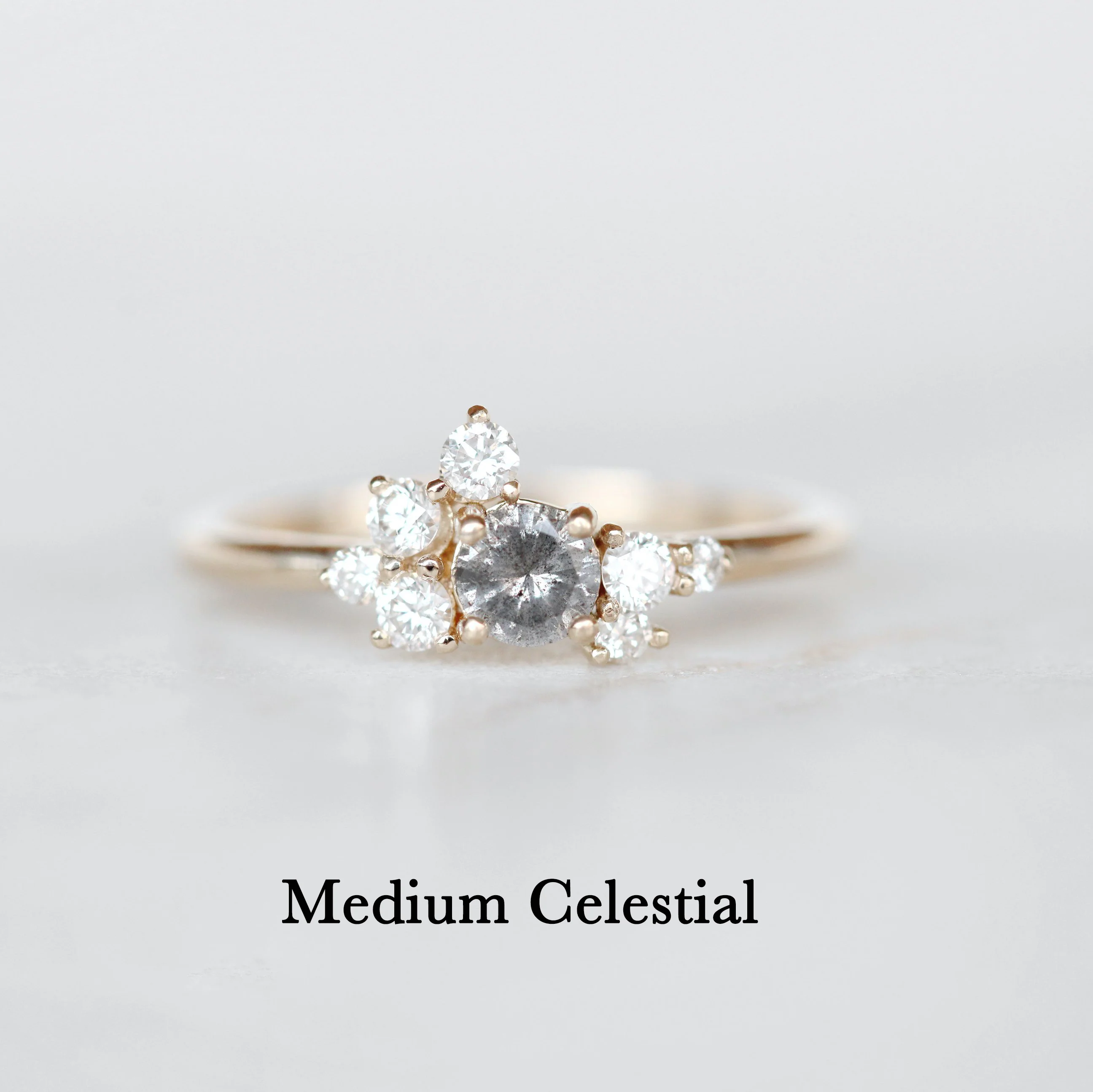 Baby Orion Stackable Ring - Pick Your Diamond Tone - Made to Order - Image 5