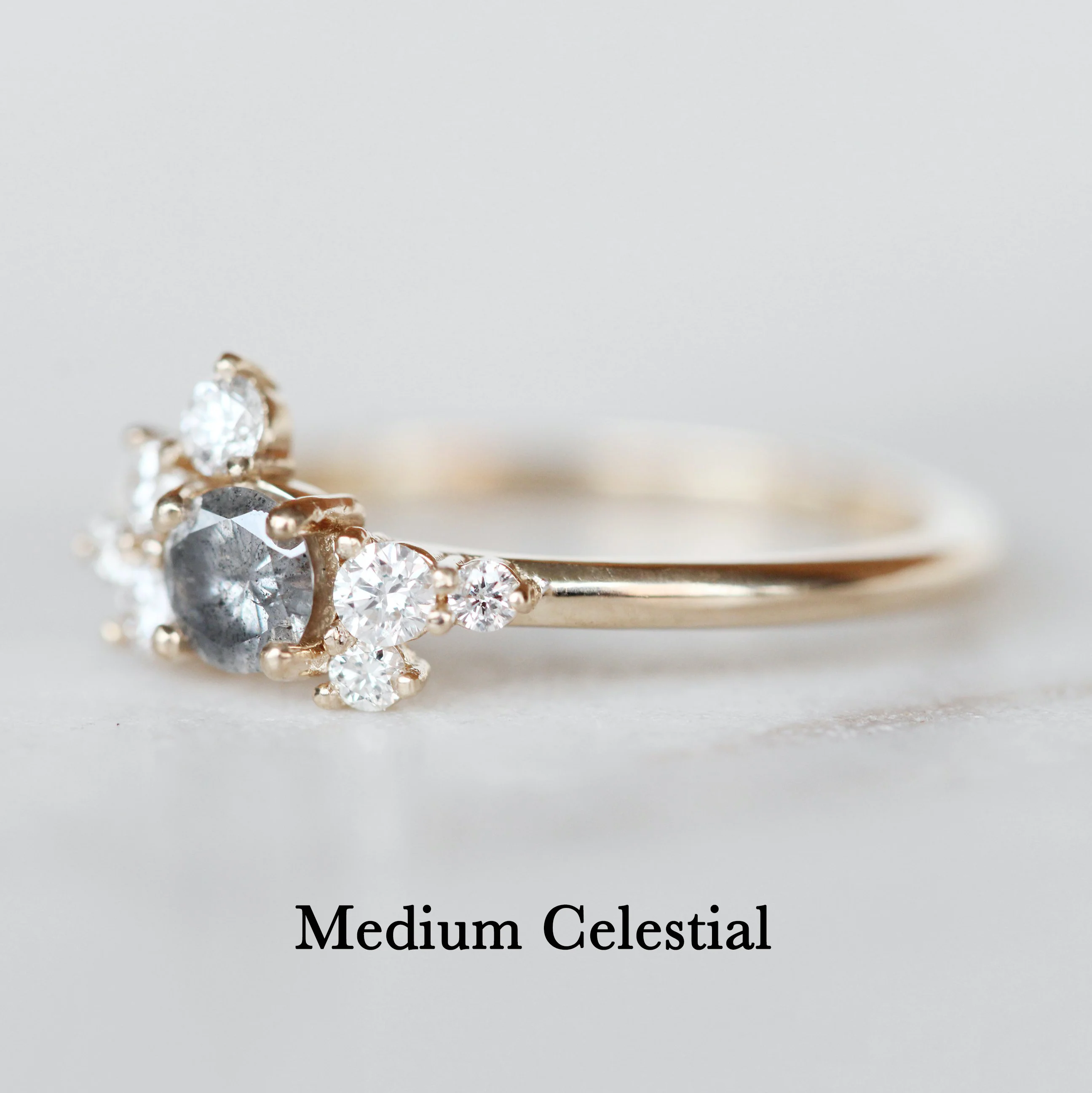 Baby Orion Stackable Ring - Pick Your Diamond Tone - Made to Order - Image 6