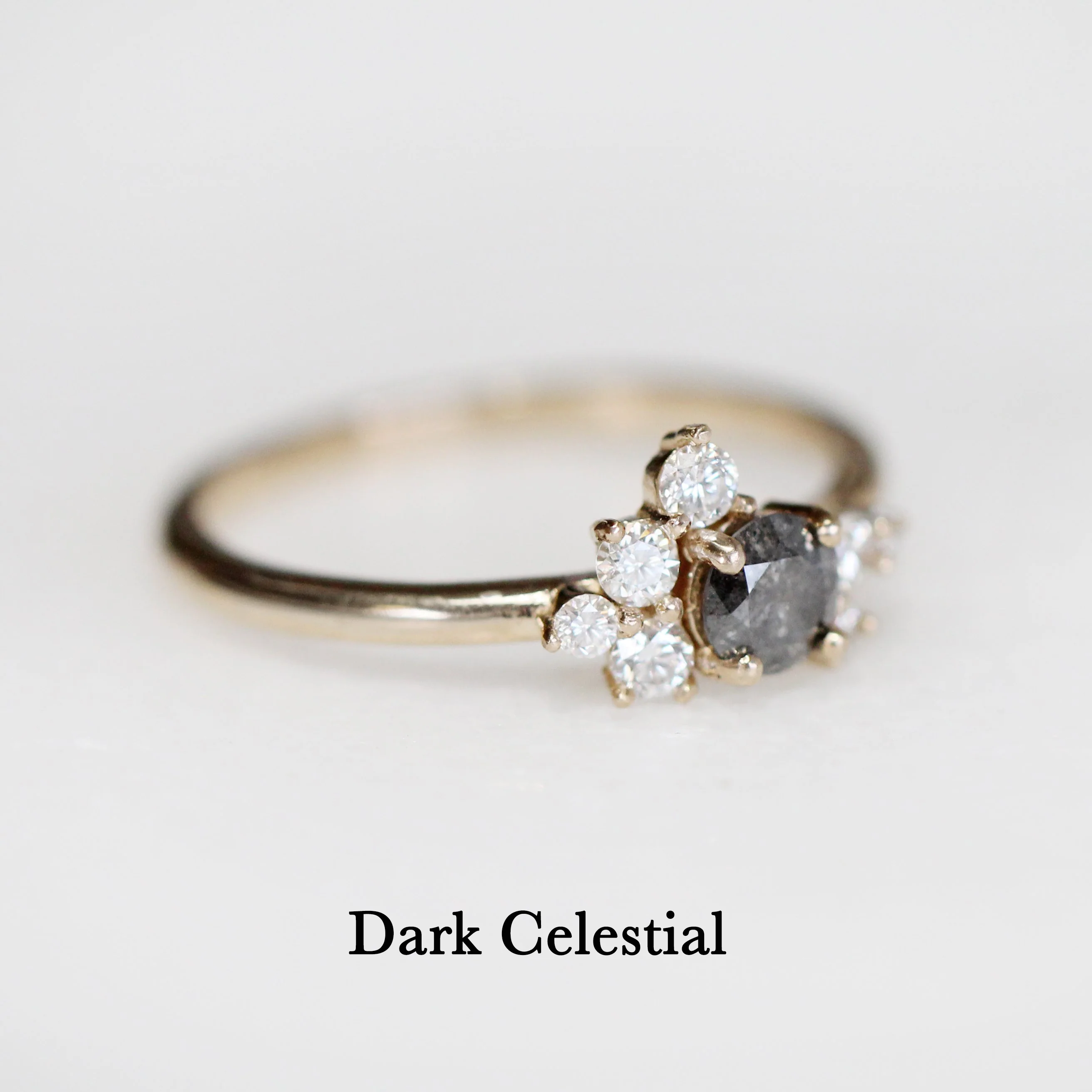 Baby Orion Stackable Ring - Pick Your Diamond Tone - Made to Order - Image 8