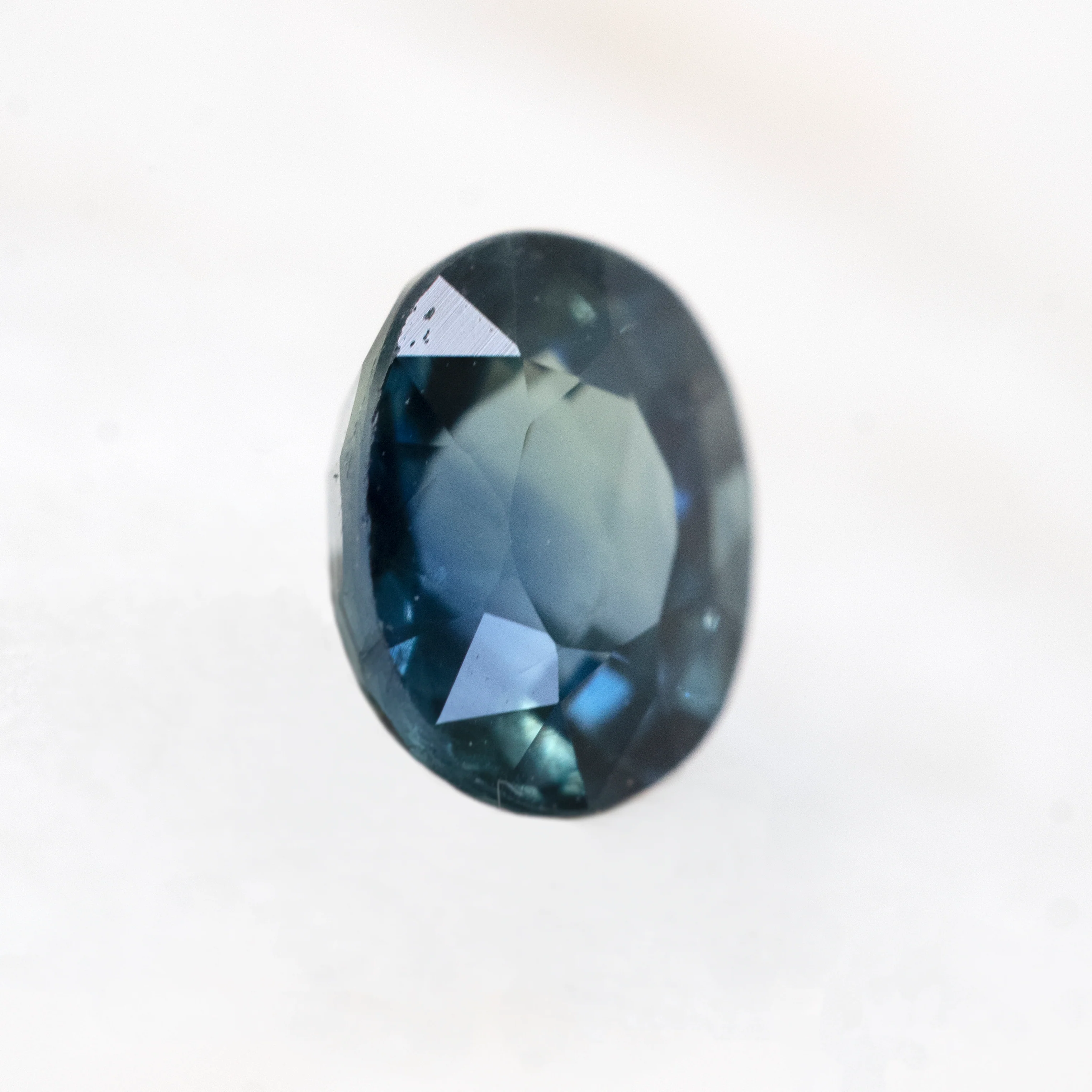 1.02 Carat Blue Oval Madagascar Sapphire for Custom Work - Inventory Code TBOS102 - Image 3