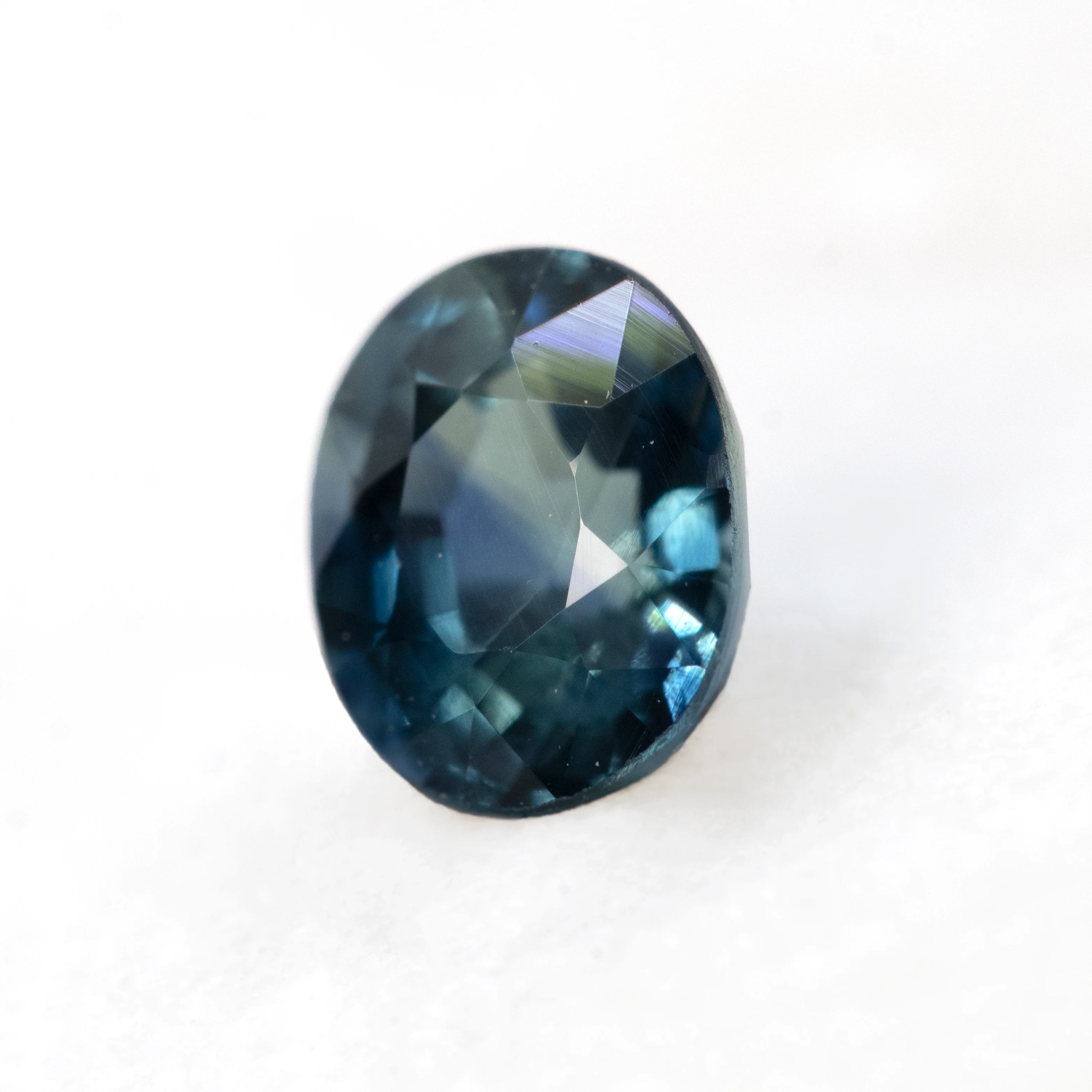 1.02 Carat Blue Oval Madagascar Sapphire for Custom Work - Inventory Code TBOS102 - Image 4