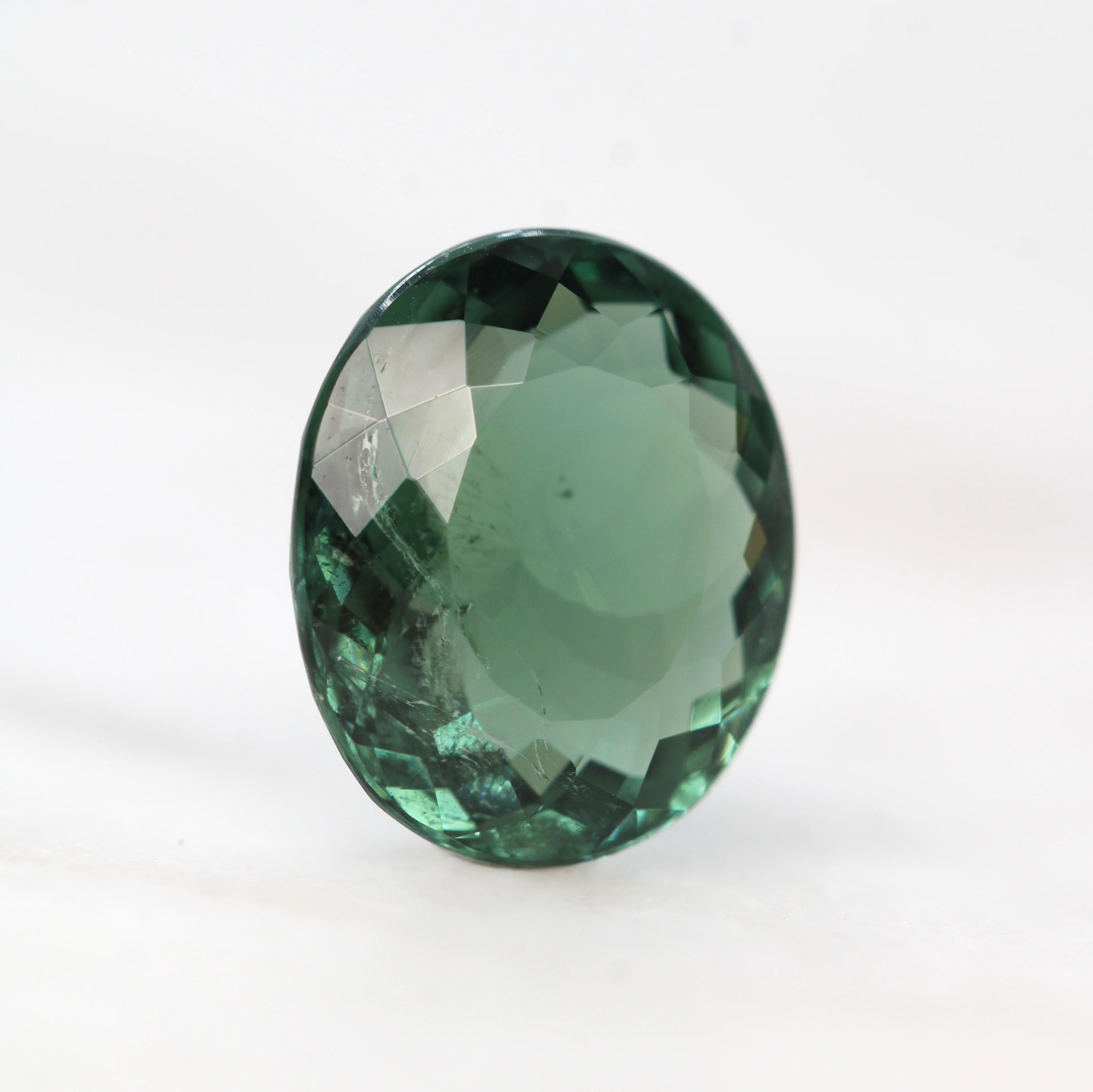 4.84 Carat Oval Green Tourmaline for Custom Work - Inventory Code GOT484 - Image 3