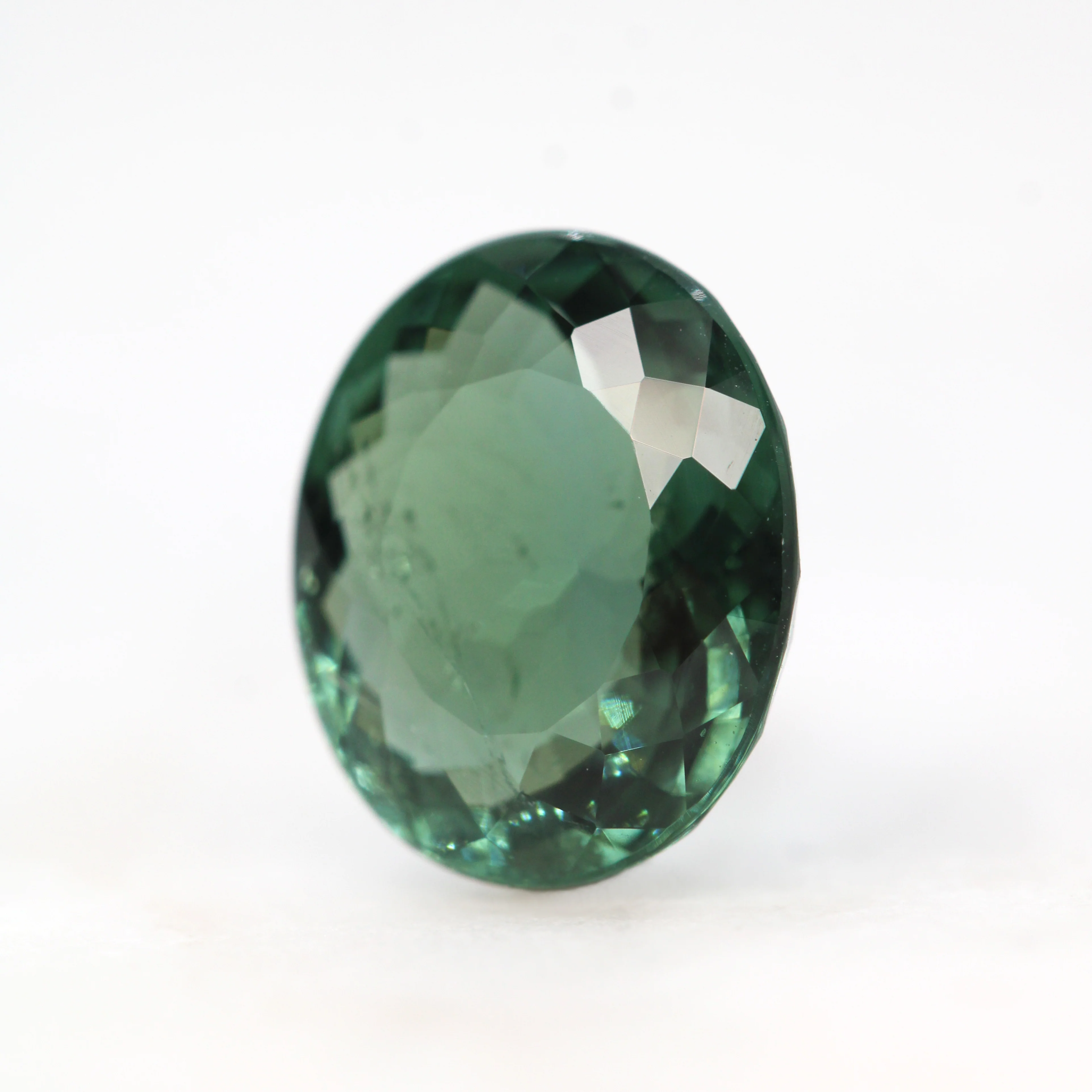 4.84 Carat Oval Green Tourmaline for Custom Work - Inventory Code GOT484 - Image 4