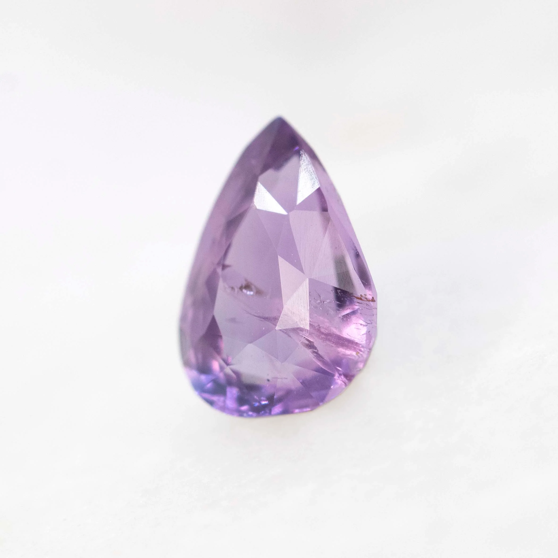 1.45 Carat Purple Pear Sapphire for Custom Work - Inventory Code PPS145 - Image 3
