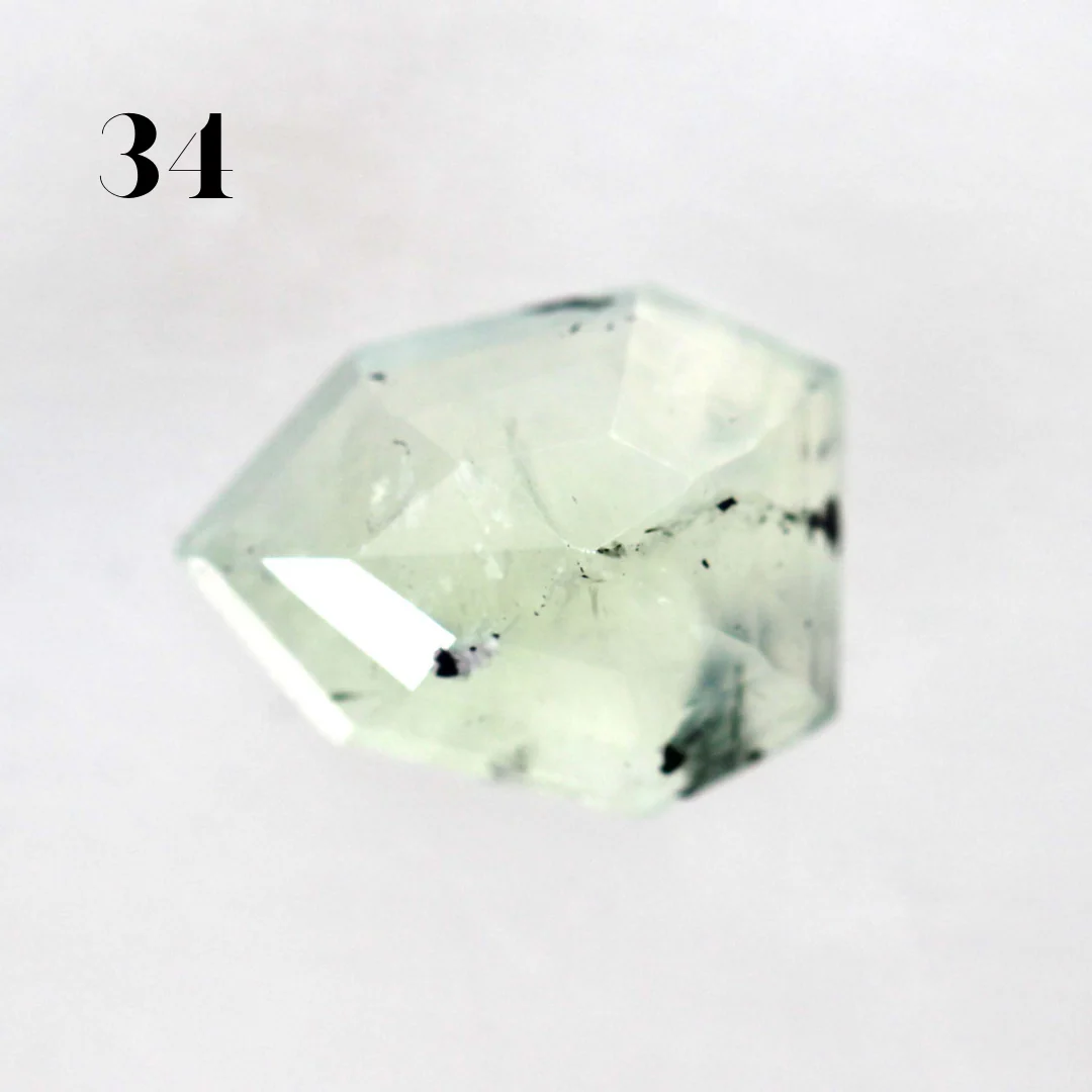 Matti Ring with a Rutilated Prehnite - Made to Order - Image 9