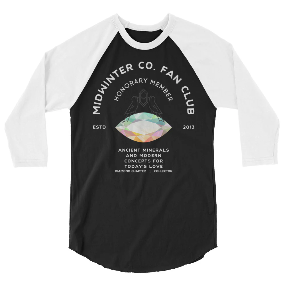 Midwinter Co. Fan Club 3/4 Sleeve Raglan Shirt