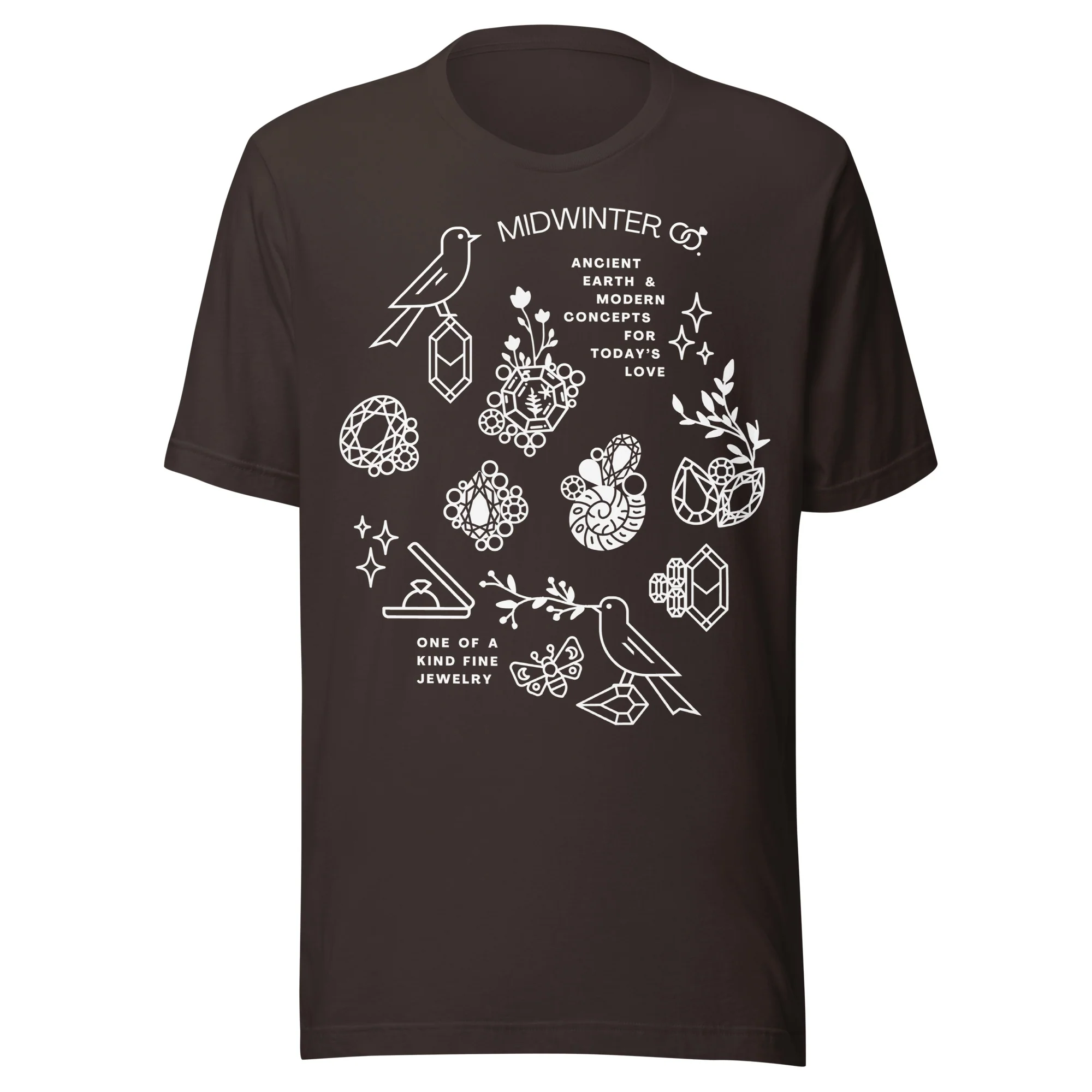 Midwinter Co. Sketch Unisex Soft Dark Tee - Image 3