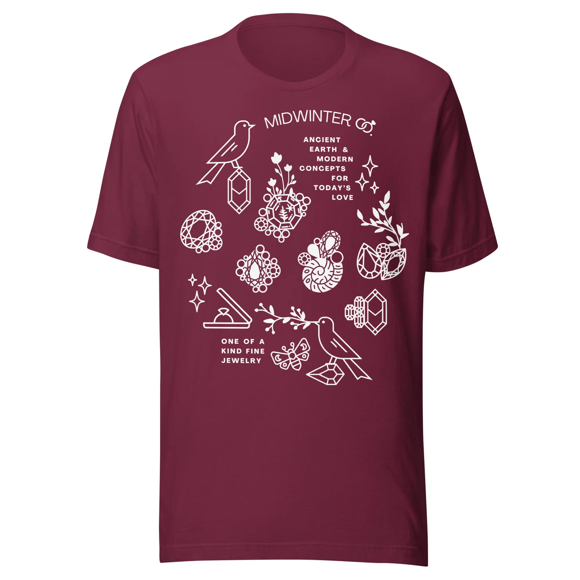 Midwinter Co. Sketch Unisex Soft Dark Tee - Image 5