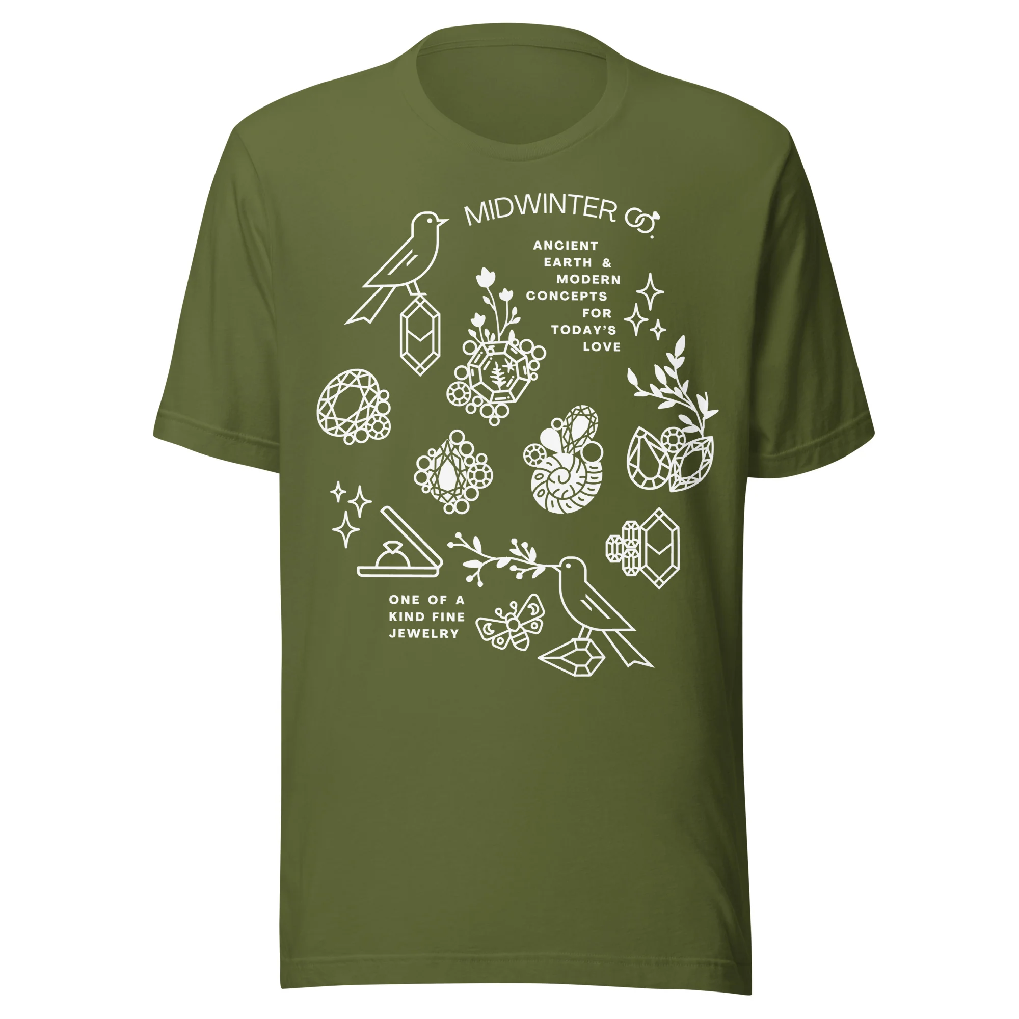 Midwinter Co. Sketch Unisex Soft Dark Tee - Image 7