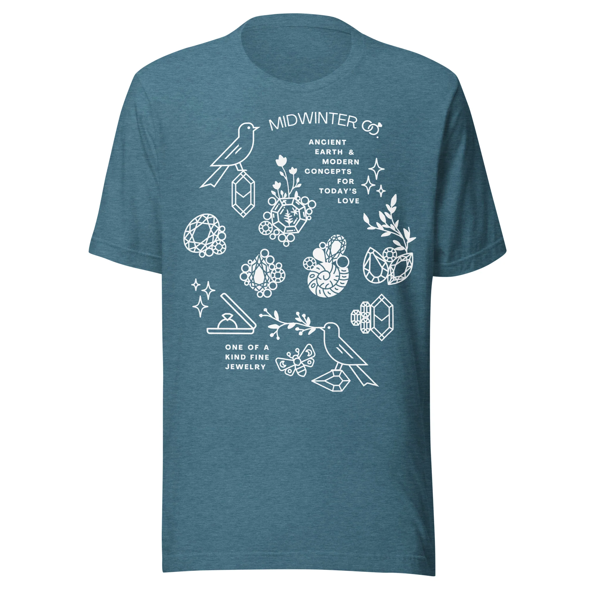 Midwinter Co. Sketch Unisex Soft Dark Tee - Image 9