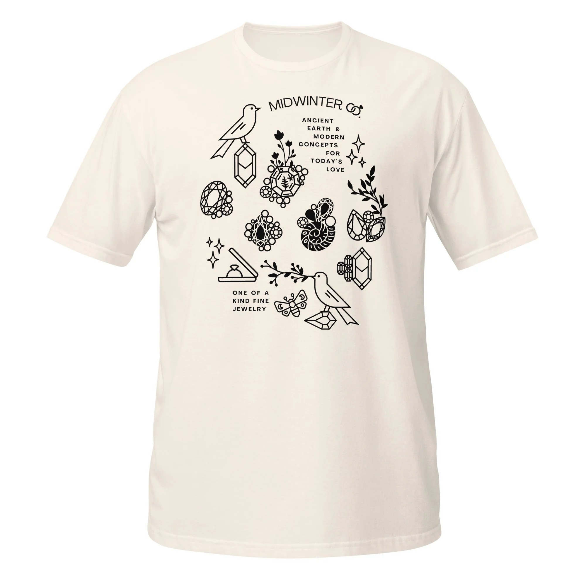 Midwinter Co Sketch Unisex T-Shirt - Light Tones