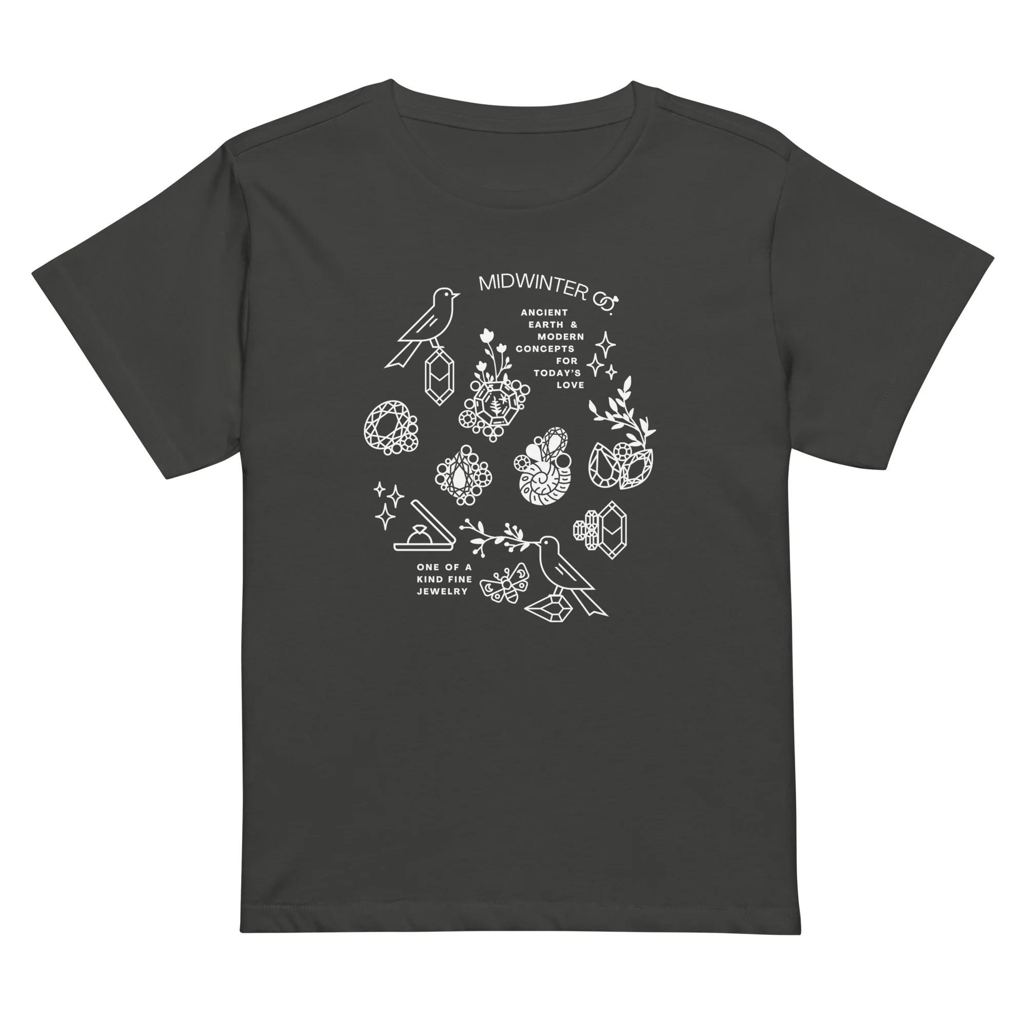 Midwinter Co. Sketch Women's Longline Cotton Tee - Image 2