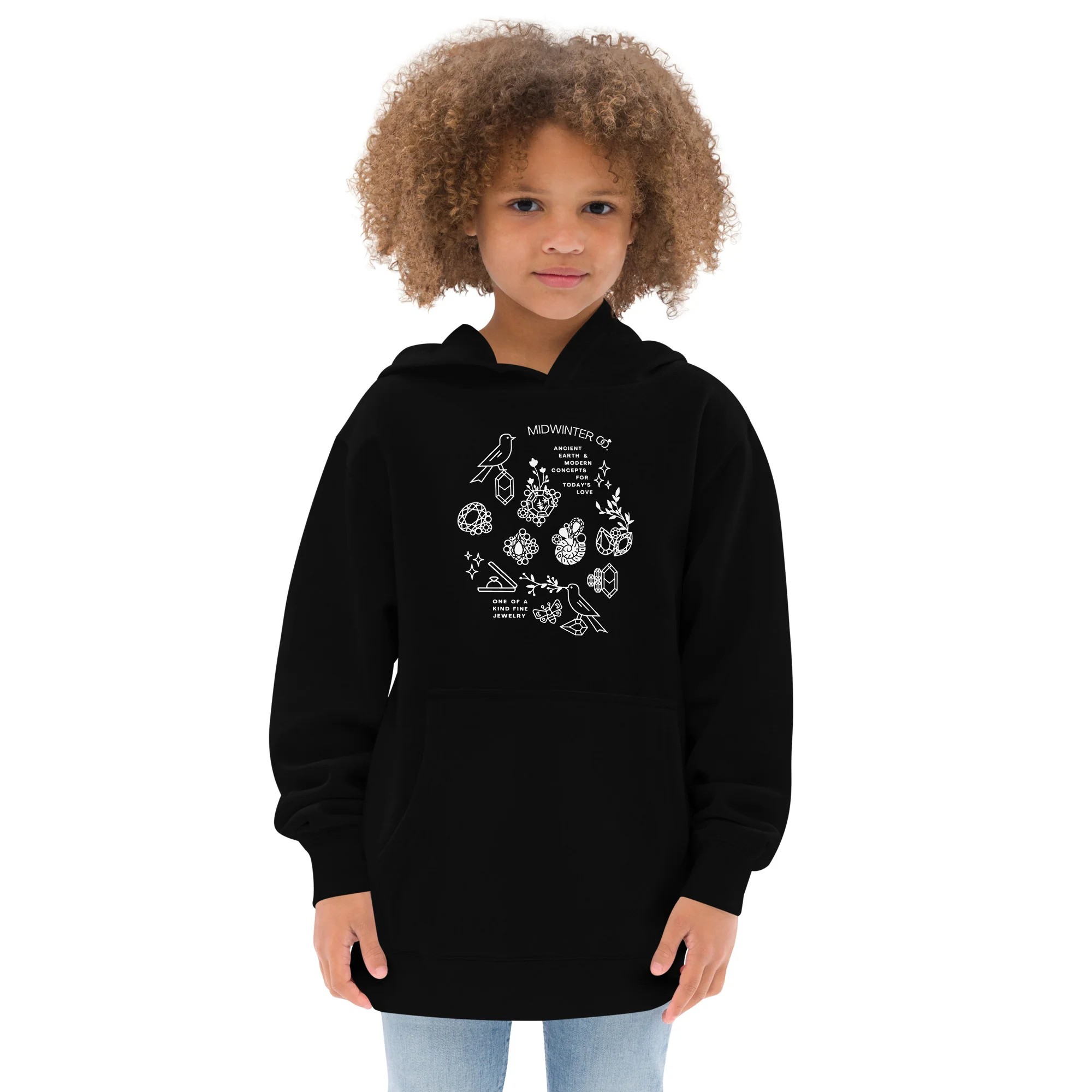 Midwinter Co. Sketch Youth Fleece Hoodie - Image 5