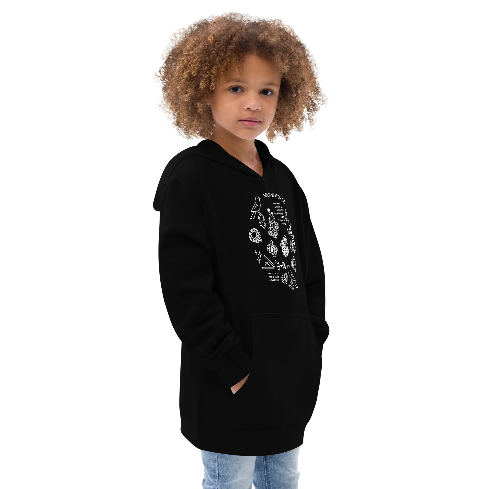 Midwinter Co. Sketch Youth Fleece Hoodie - Image 7