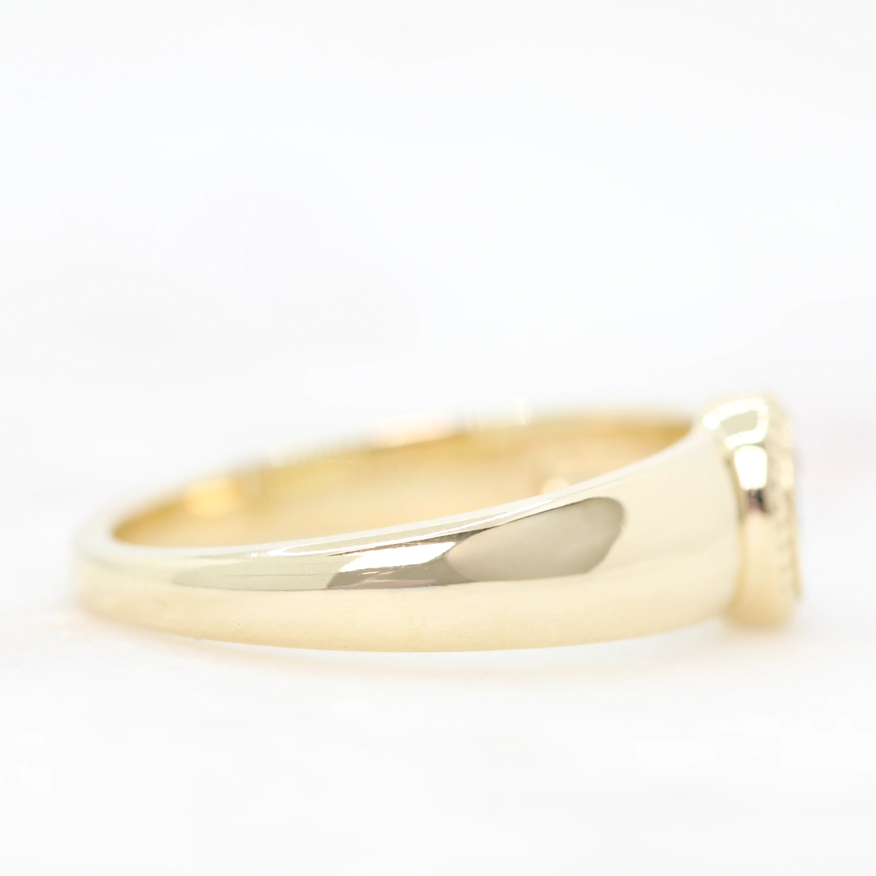 Eloise Ring with a 0.10 Carat Oval Rose Cut Diamond - Made to Order - Image 5