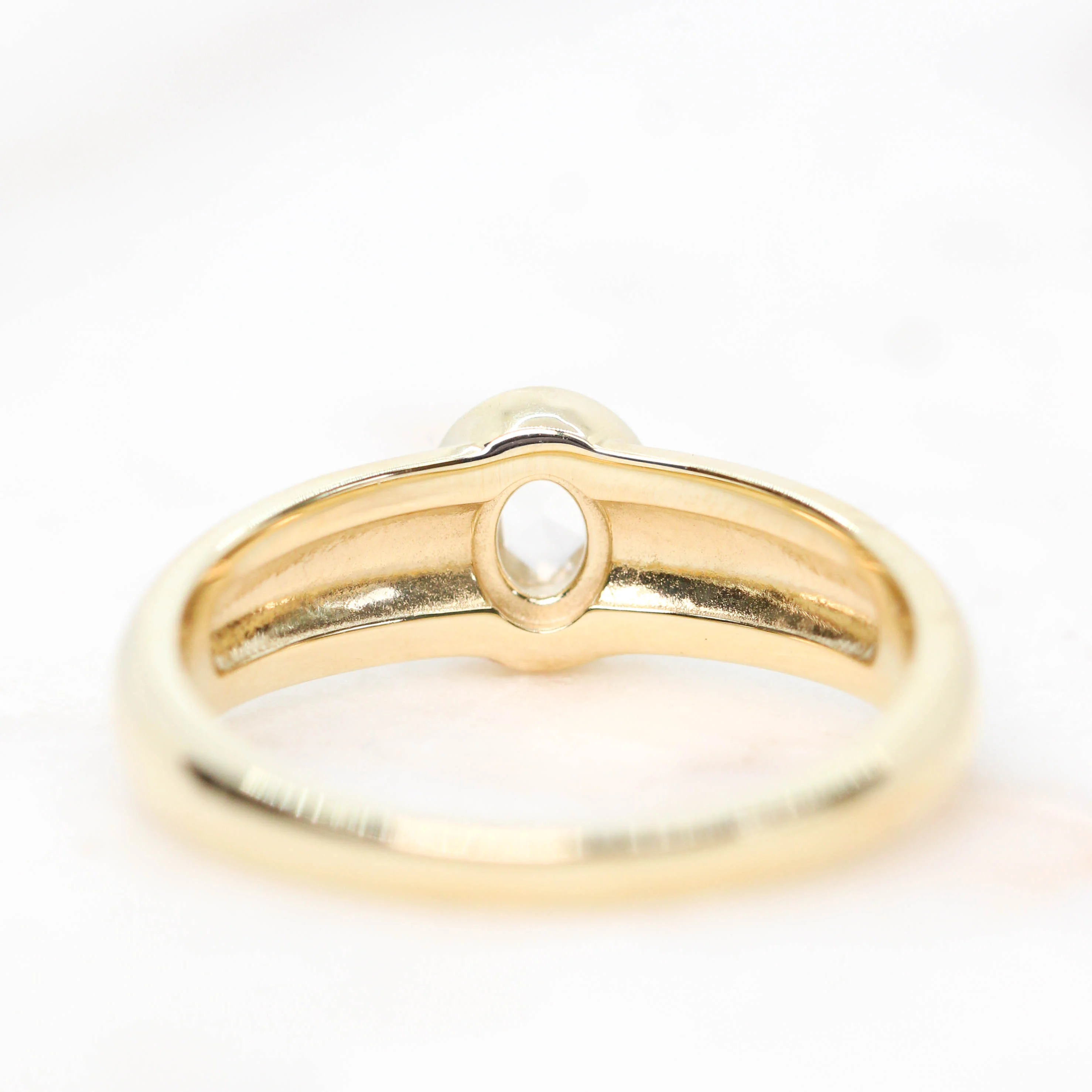 Eloise Ring with a 0.10 Carat Oval Rose Cut Diamond - Made to Order - Image 6