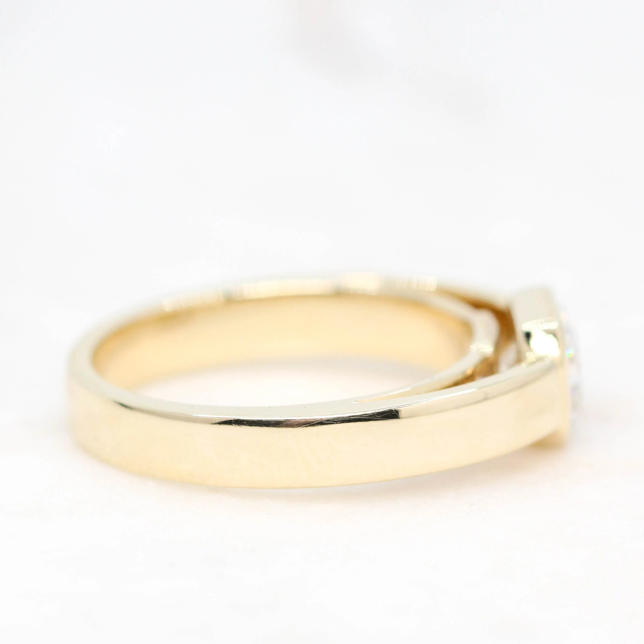 Mabel Ring with a Radiant Cut Moissanite - Made to Order, Choose Your Gold Tone - Image 8